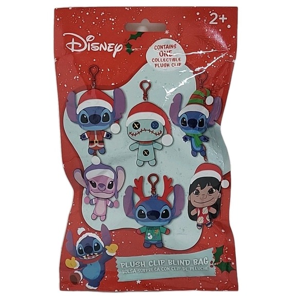 Ruz Other - Disney Lilo & Stitch Blind Bag Plush Clip-On Character - Sealed Bag! Toy Gift